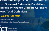 TCT 415: Randomized Comparison of a Gladius First Versus Standard Guidewire Escalation Antegrade Wiring for Crossing Coronary Chronic Total Occlusions: The Gladius First Trial