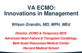 Innovations in Management of ECMO-Supported Patients