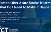 I Want to Offer Acute Stroke Treatment, What Do I Need to Make it Happen?