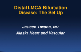 Case Presentation: Distal LMCA Bifurcation Disease – The Set Up