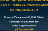 TCT 260: Tricuspid Regurgitation and Heart Failure: the Fate of Treated vs Untreated in the Percutaneous Era. What is clear now? 