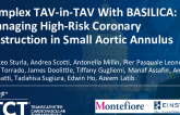 TCT 1442: Complex TAV-in-TAV With BASILICA: Managing High-Risk Coronary Obstruction in Small Aortic Annulus 