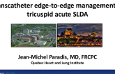 Transcatheter Edge-to-Edge Management of Tricuspid Acute SLDA