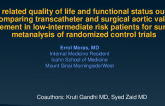 Health Related Quality of Life and Functional Status Outcomes Comparing Transcatheter and Surgical Aortic Valve Replacement in Low-Intermediate Risk Patients for Surgery: A Metanalysis of Randomized Control Trials