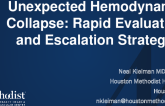 Unexpected Hemodynamic Collapse: Rapid Evaluation and Escalation Strategies