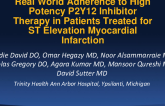 TCT 557: Real World Adherence to High Potency P2Y12 Inhibitor Therapy in Patients Treated for ST Elevation Myocardial Infarction  