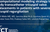 TCT 978: A Computational Modeling Strategy to Study Transcatheter Tricuspid Valve Replacements in Patients With Severe Tricuspid Regurgitation