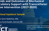 TCT 904: Trends and Outcomes of Mechanical Circulatory Support With Transcatheter Valve Intervention From the National Inpatient Sample (2017-2020)