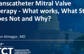 Transcatheter Mitral Valve Therapy - What Works, What Still Does Not and Why