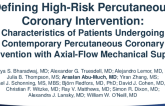 TCT 216: Defining High-Risk Percutaneous Coronary Intervention: Characteristics of Patients Undergoing Contemporary Percutaneous Coronary Intervention with Axial-Flow Mechanical Support