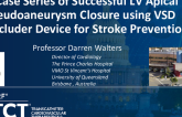 TCT 1338: A Case Series of Successful LV Apical Pseudoaneurysm Closure Using VSD Occluder Device for Stroke Prevention