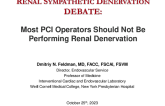Debate – Most PCI Operators Should Not Be Performing Renal Denervation (Con)