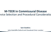 Case Presentation: M-TEER in Commissural Disease: Device Selection and Procedural Considerations