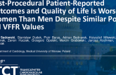 TCT 785: Post-Procedural Patient-Reported Outcomes and Quality of Life Is Worse in Women Than Men Despite Similar Post-PCI VFFR Values