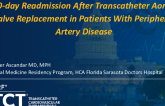 TCT 148: 30-Day Readmission After Transcatheter Aortic Valve Replacement in Patients With Peripheral Artery Disease 