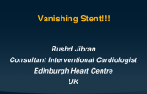 TCT 802: Vanishing Stent