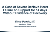 A Case of Severe De Novo HF on Support for 14 days Without Evidence of Recovery