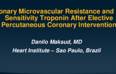 TCT 719: Coronary Microvascular Resistance and High Sensitivity Troponin After Elective Percutaneous Coronary Intervention