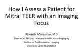 How I Assess a Patient for Mitral TEER With an Imaging Focused Perspective