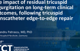 TCT 980: The Impact of Residual Tricuspid Regurgitation on Long-term Clinical Outcomes, Following Tricuspid Transcatheter Edge-to-Edge Repair