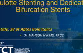 TCT 1447: LMCA Bifurcation With Dedicated Bifurcation Stent: Imaging With Saline OCT