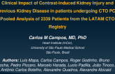 Clinical Impact of Contrast-Induced Kidney Injury and Previous Kidney Disease in Patients Undergoing CTO PCI: Pooled Analysis of 2340 Patients From the LATAM CTO Registry