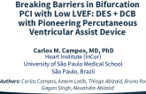 Breaking Barriers in Bifurcation PCI With Low LVEF: DES + DCB With Pioneering Percutaneous Ventricular Assist Device