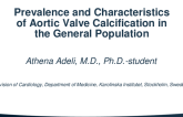 TCT 687: Prevalence and Characteristics of Aortic Valve Calcification in the General Population