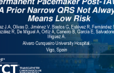 TCT 788: Permanent Pacemaker Post-TAVR: A Prior Narrow QRS Not Always Means Low Risk