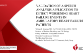 Validation of a Speech Analysis Application to Detect Worsening Heart Failure Events in Ambulatory Heart Failure Patients
