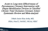 Acute to Long-term Effectiveness of Percutaneous Coronary Intervention with Systematic Review and Meta-analysis Plaque Modification Devices in Calcified CTO