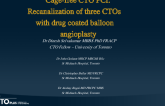 Cage-free CTO PCI: Recanalization of three CTOs with drug coated balloon angioplasty