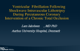 Ventricular Fibrillation Following Shockwave Intravascular Lithotripsy During Percutaneous Coronary Intervention of a Chronic Total Occlusion